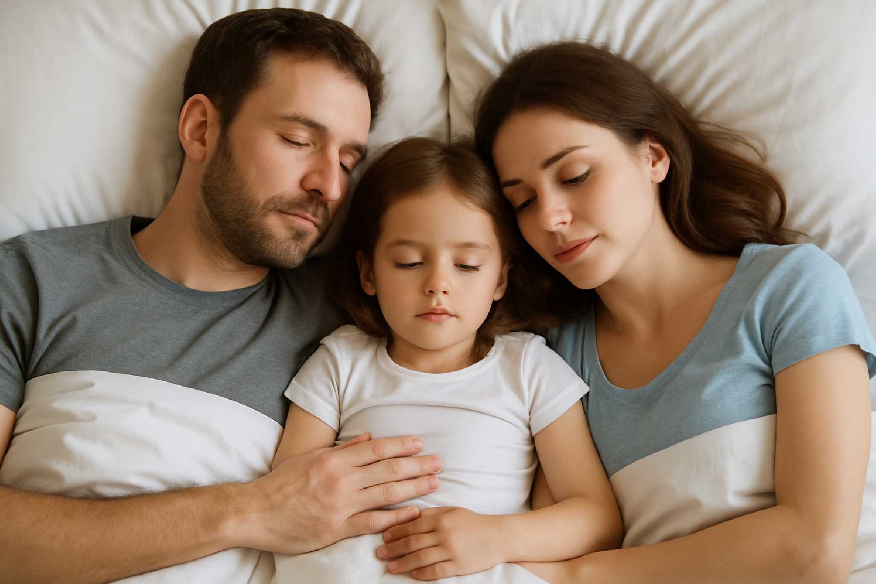 מחקר חדש מגלה: אין השפעה ארוכת טווח לשינה משותפת על התפתחות הילדים
